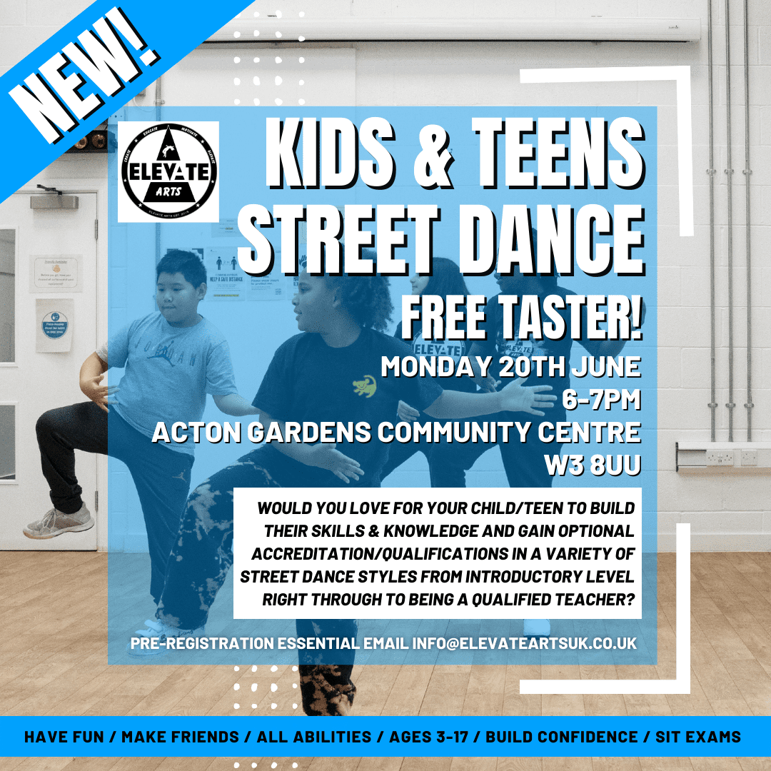 free dance taster class in Acton
