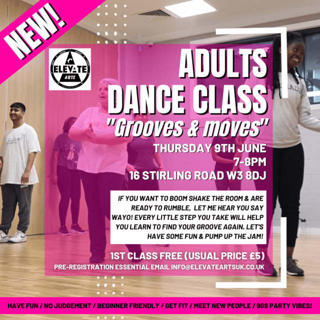 adults dance taster classes in Acton